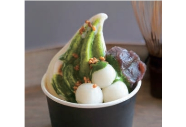 抹茶ぜんざいアフォガード